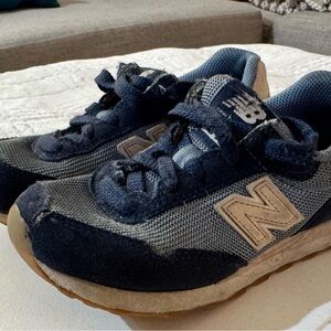 New Balance Kids' Blue and Gray Sneakers